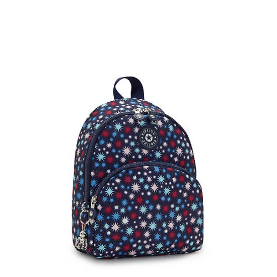 Kipling Paola Small Printed Hátizsák Kék | HU 1601OK